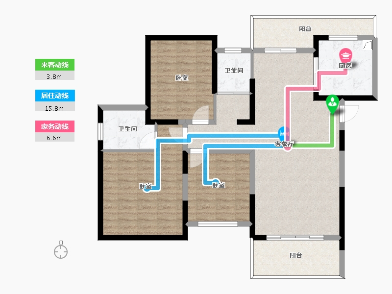 江西省-南昌市-水榭湾-110.00-户型库-动静线