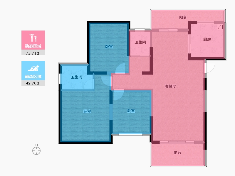 江西省-南昌市-水榭湾-110.00-户型库-动静分区