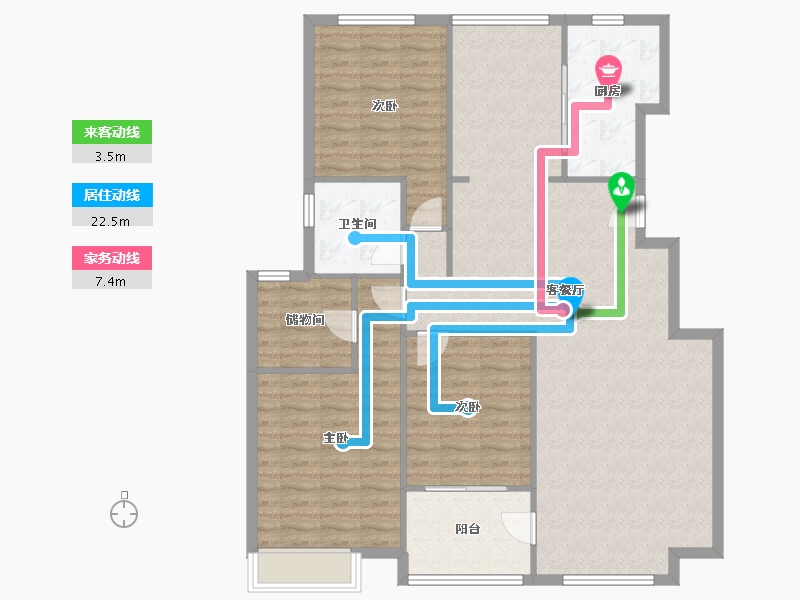 河南省-郑州市-中央特区西苑-121.53-户型库-动静线