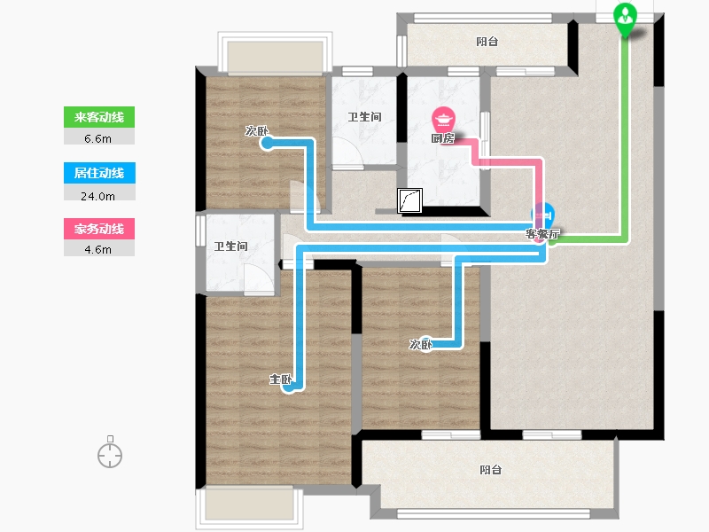 河南省-南阳市-建业云镜二期-110.00-户型库-动静线