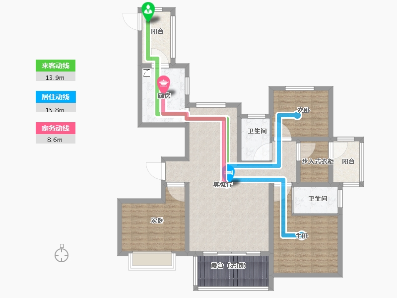 山东省-青岛市-保利海上罗兰-112.00-户型库-动静线