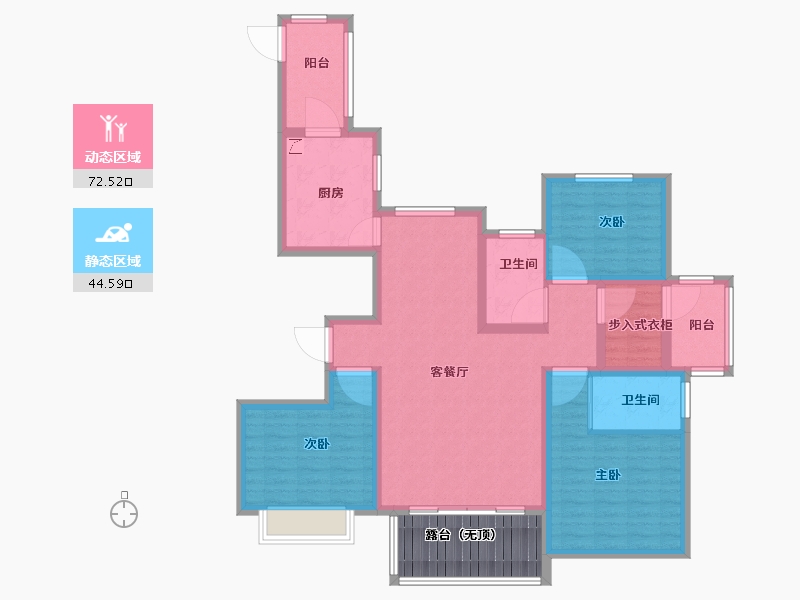 山东省-青岛市-保利海上罗兰-112.00-户型库-动静分区