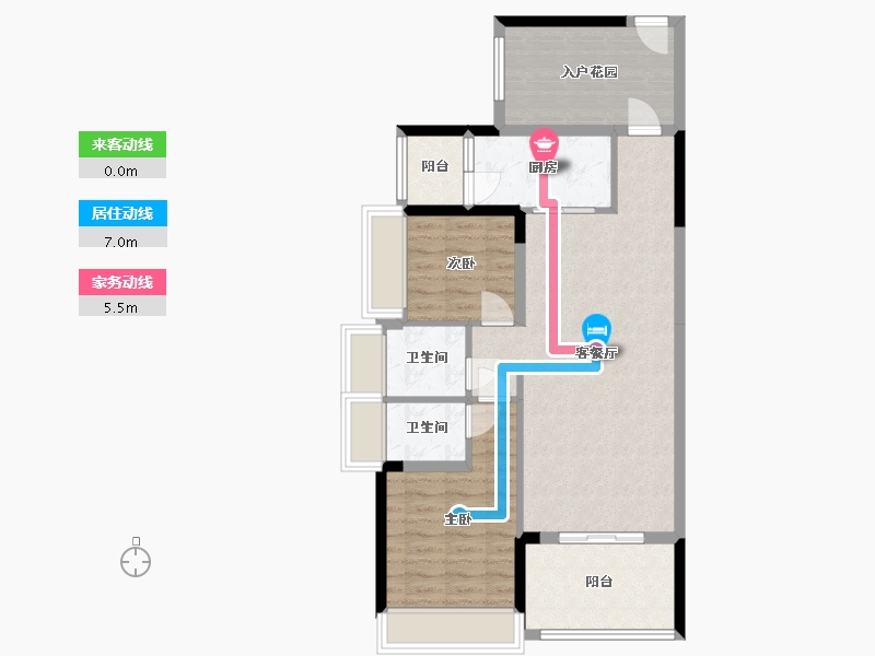 广东省-惠州市-大康福盈门-82.47-户型库-动静线