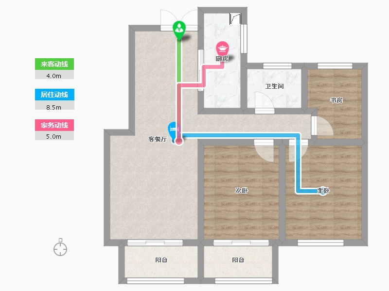 河北省-石家庄市-高远森林城-78.08-户型库-动静线