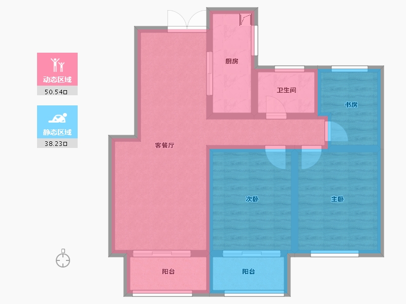 河北省-石家庄市-高远森林城-78.08-户型库-动静分区