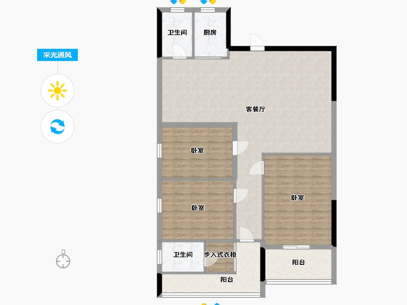 广东省-揭阳市-御江南-124.13-户型库-采光通风