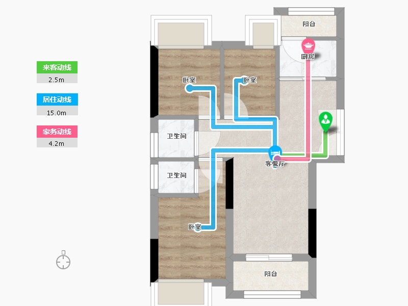 江西省-上饶市-翰林华府-40.07-户型库-动静线