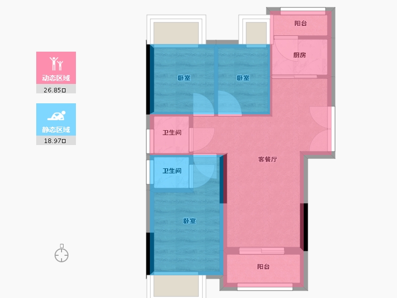 江西省-上饶市-翰林华府-40.07-户型库-动静分区