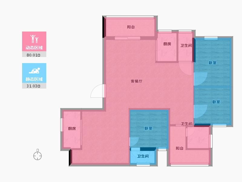 广东省-揭阳市-御江南-99.98-户型库-动静分区