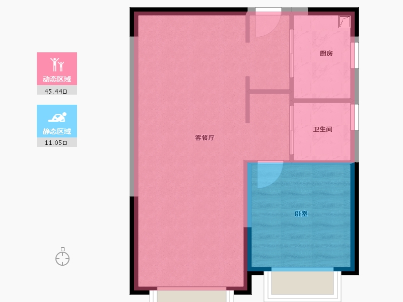 福建省-龙岩市-建发央郡-51.04-户型库-动静分区