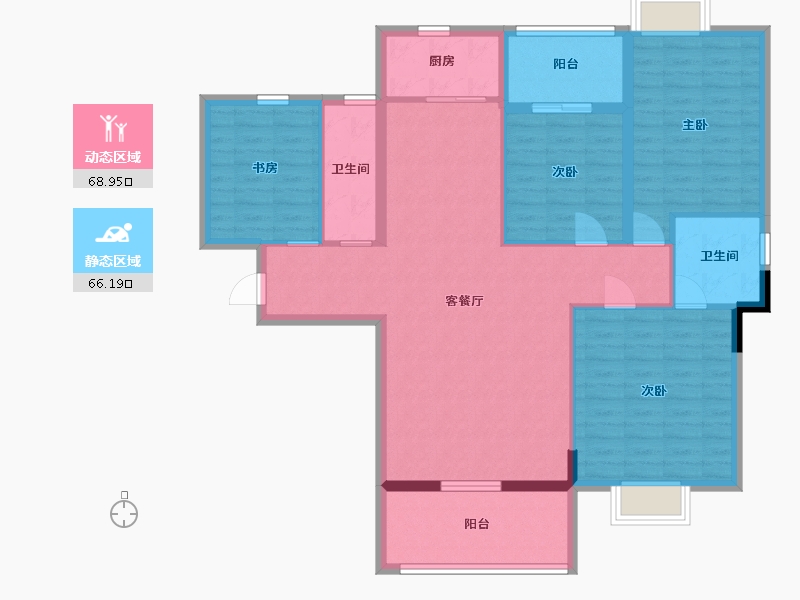 福建省-泉州市-尚好家园-122.50-户型库-动静分区