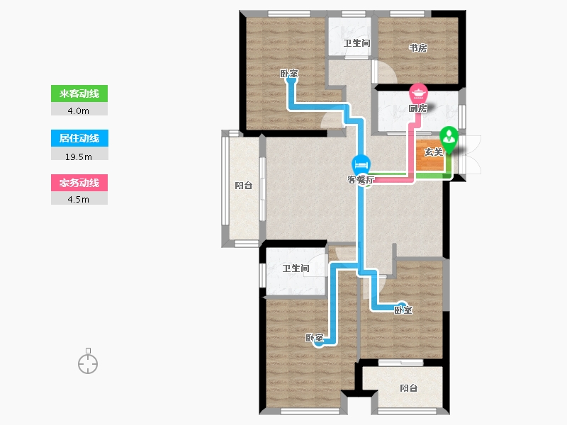 福建省-南平市-正荣财富中心-96.00-户型库-动静线