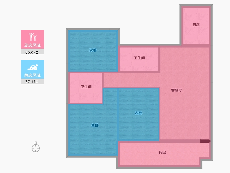 福建省-三明市-富力爱丁堡-92.80-户型库-动静分区