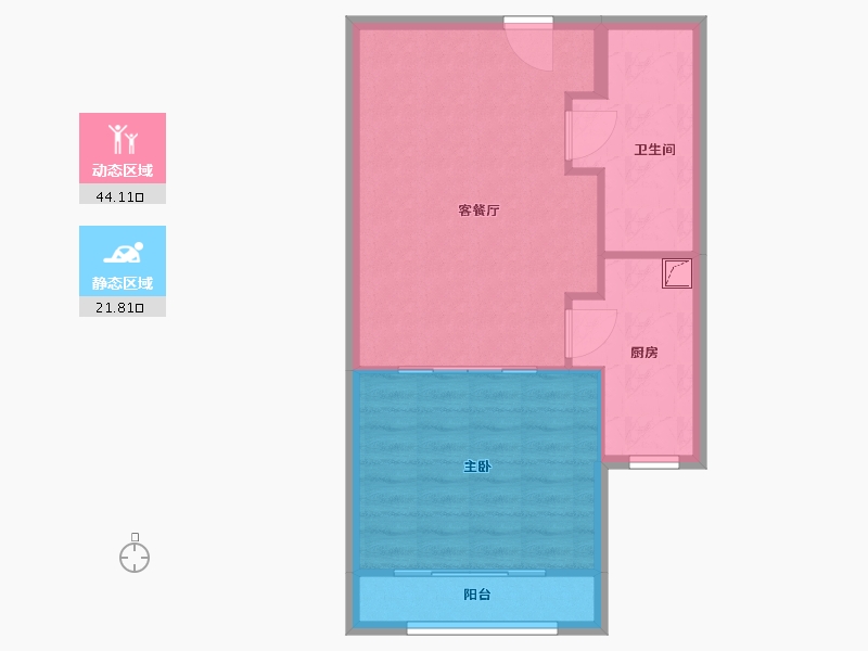 山东省-济南市-绿城济南中心-60.00-户型库-动静分区