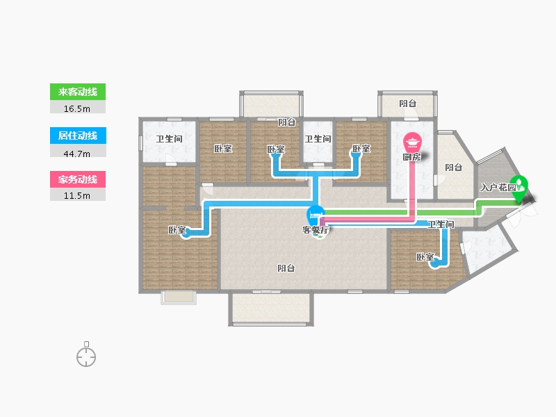 湖北省-武汉市-都会轩-319.32-户型库-动静线