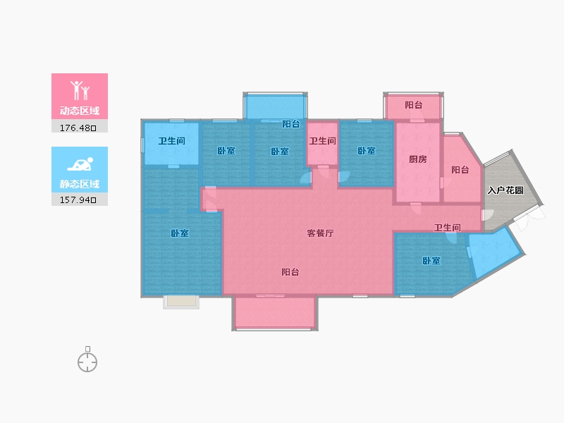 湖北省-武汉市-都会轩-319.32-户型库-动静分区