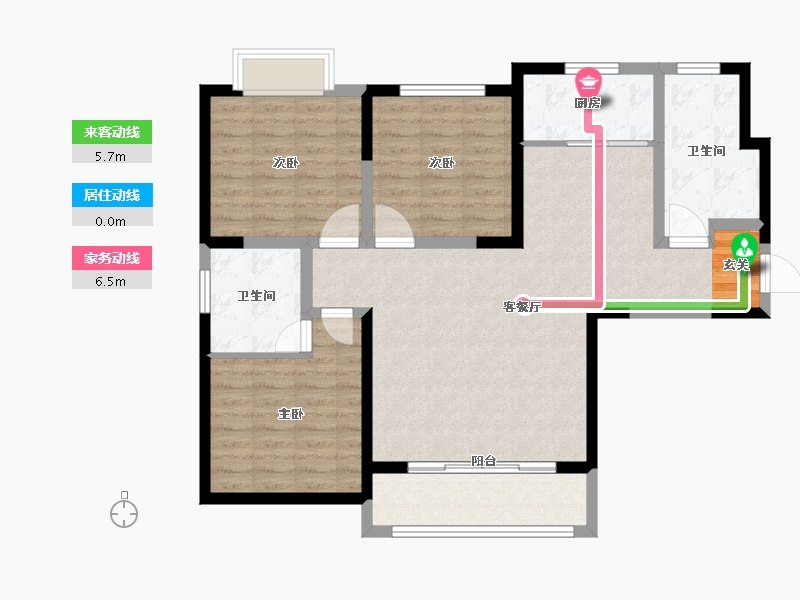 河南省-洛阳市-米兰印象-97.01-户型库-动静线