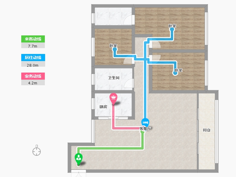 山东省-潍坊市-辰隆天玺城-114.99-户型库-动静线