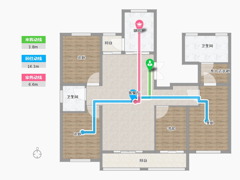 山东省-济南市-易安明郡-151.00-户型库-动静线