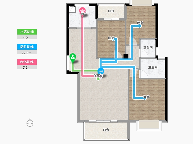 福建省-龙岩市-典金尚成-96.74-户型库-动静线