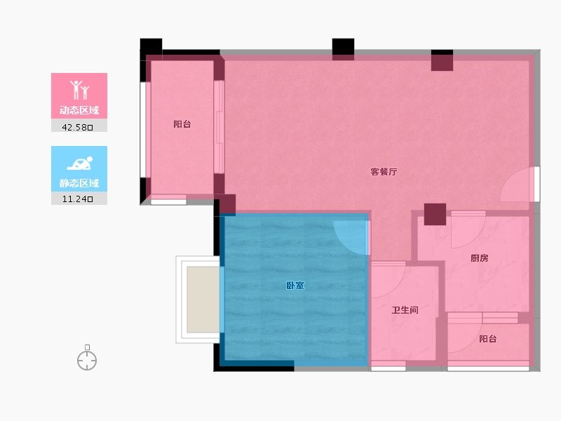 福建省-漳州市-十里蓝山-48.00-户型库-动静分区