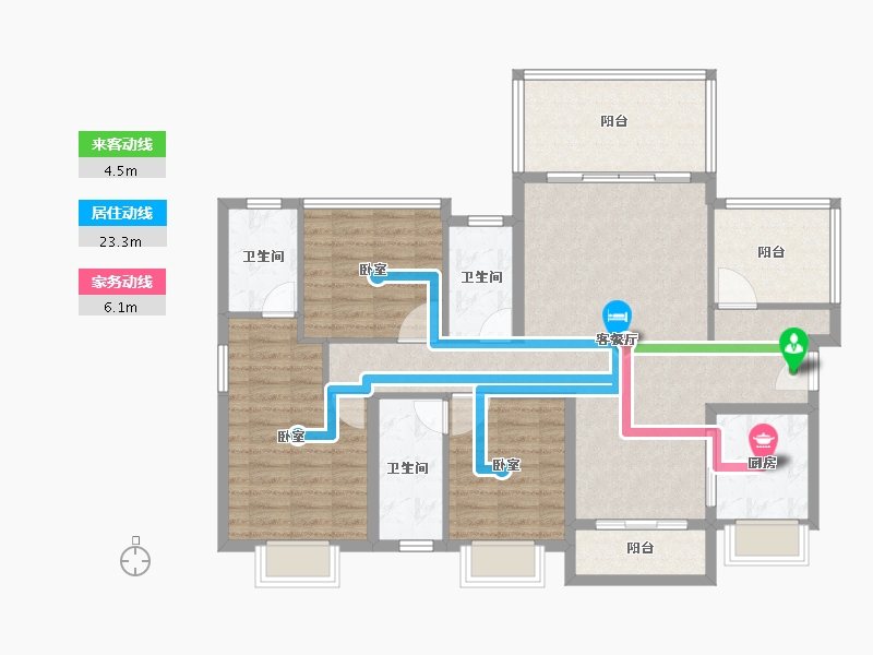 广东省-惠州市-皓翔壹城中心-114.07-户型库-动静线