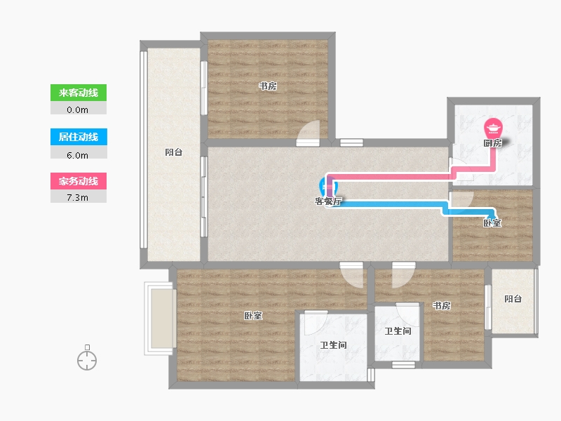 浙江省-宁波市-江汇城-113.29-户型库-动静线