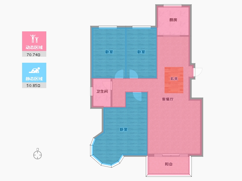 山西省-运城市-欧香枫景-112.14-户型库-动静分区