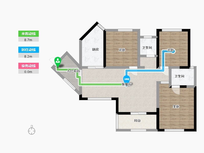 湖北省-十堰市-成邦·华夏公馆-97.10-户型库-动静线