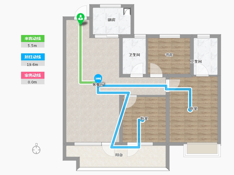 山东省-青岛市-远洋御城-100.01-户型库-动静线