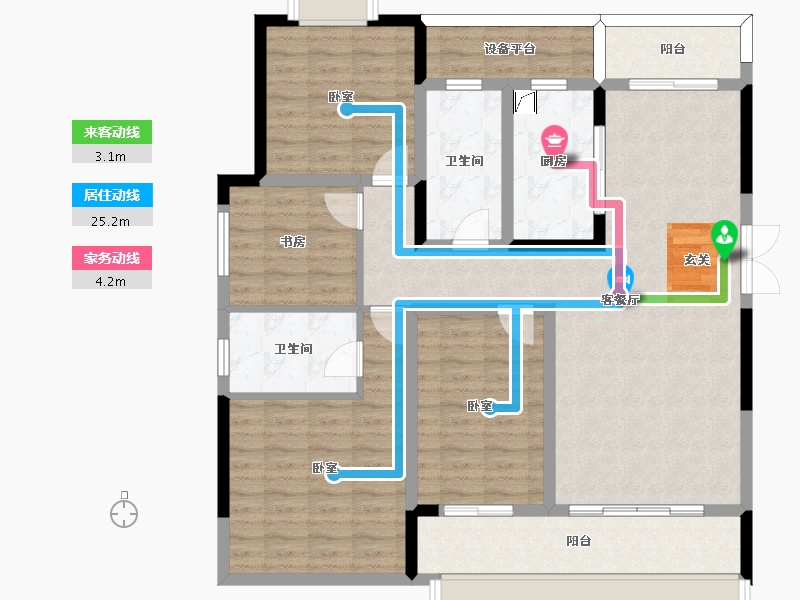 广东省-韶关市-丹霞新城-121.07-户型库-动静线