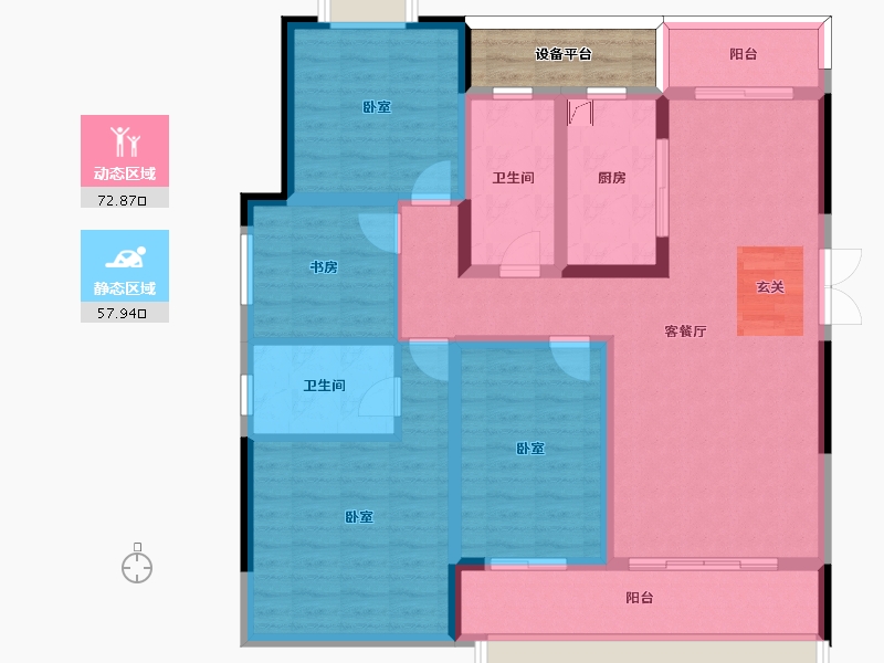 广东省-韶关市-丹霞新城-121.07-户型库-动静分区