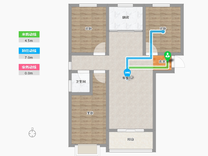 河南省-焦作市-同和春天-86.01-户型库-动静线