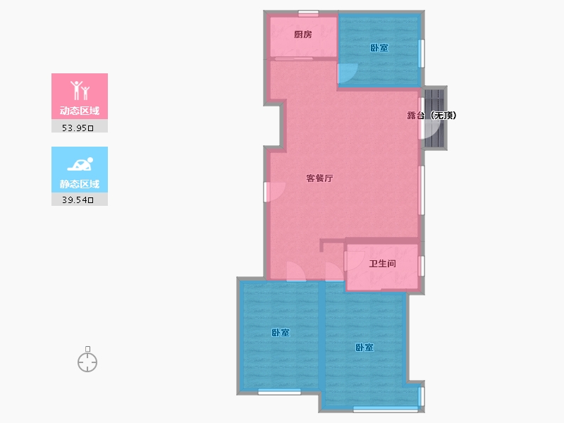 辽宁省-抚顺市-联发香水湾-86.34-户型库-动静分区