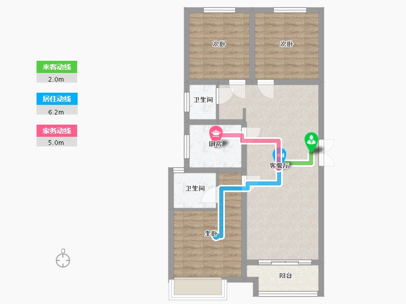 河南省-郑州市-龙中金源-78.01-户型库-动静线