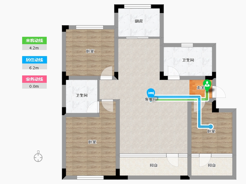 辽宁省-盘锦市-爱顿未来城-94.98-户型库-动静线