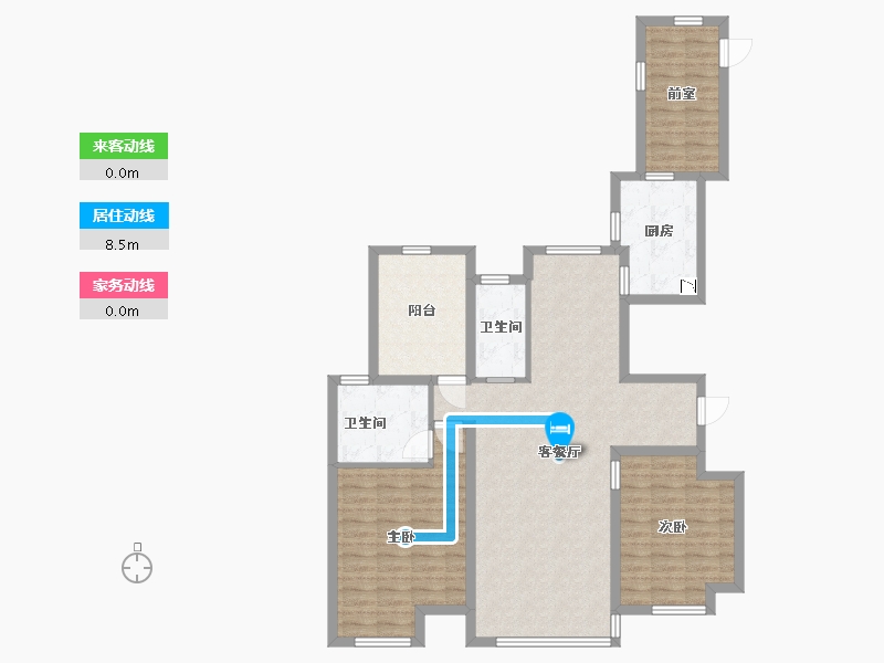 河北省-廊坊市-三湘印象·森林海尚城-102.90-户型库-动静线