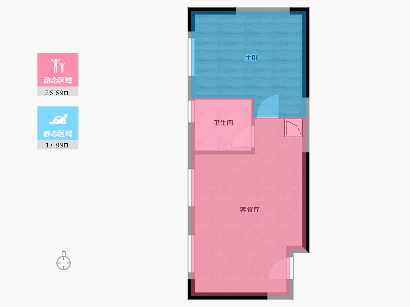 内蒙古自治区-呼和浩特市-恒大城-36.25-户型库-动静分区