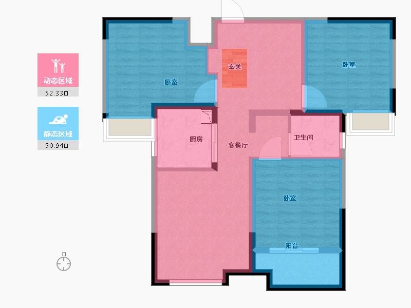 河北省-保定市-华远中国府-92.26-户型库-动静分区