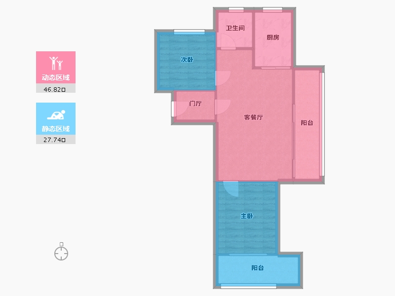 湖北省-武汉市-光谷智慧城-67.49-户型库-动静分区