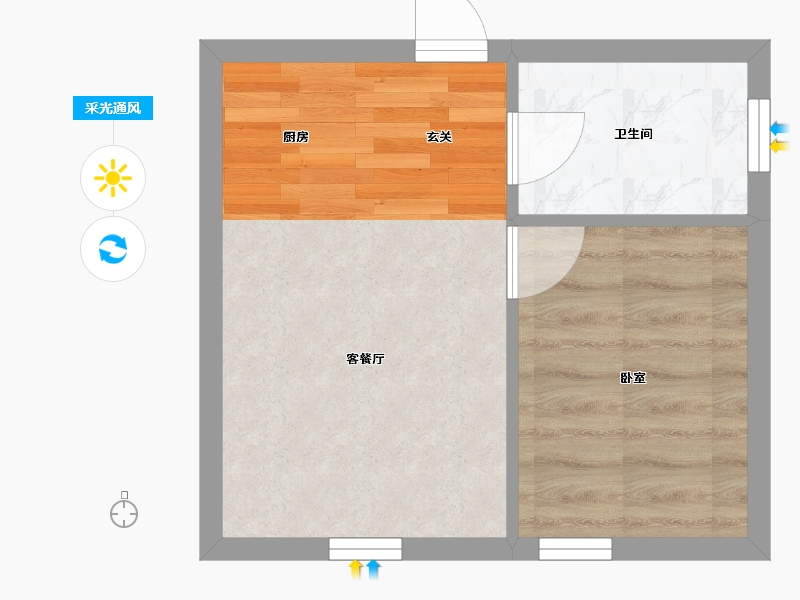 北京-北京市-兰亭汇-29.47-户型库-采光通风