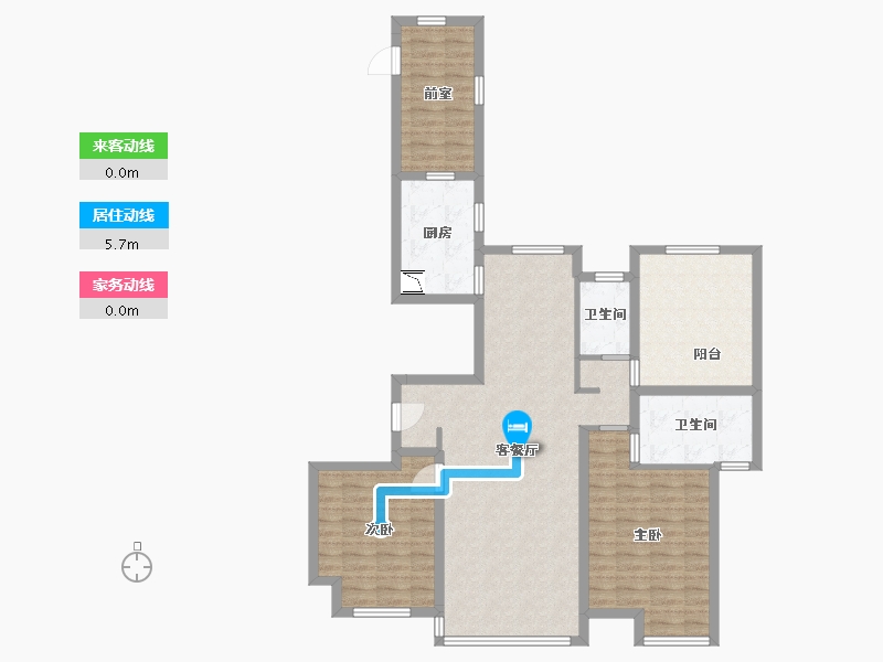 河北省-廊坊市-三湘印象·森林海尚城-104.36-户型库-动静线