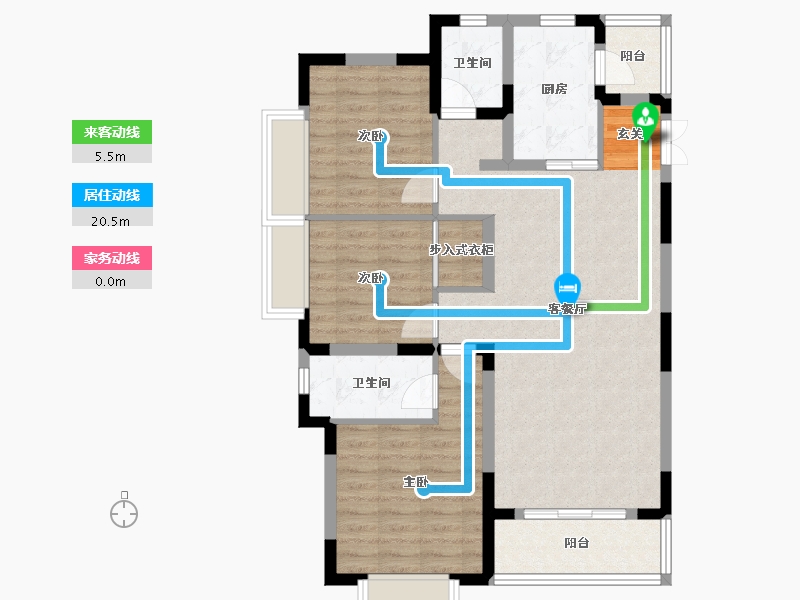 云南省-曲靖市-华厦金源-89.37-户型库-动静线