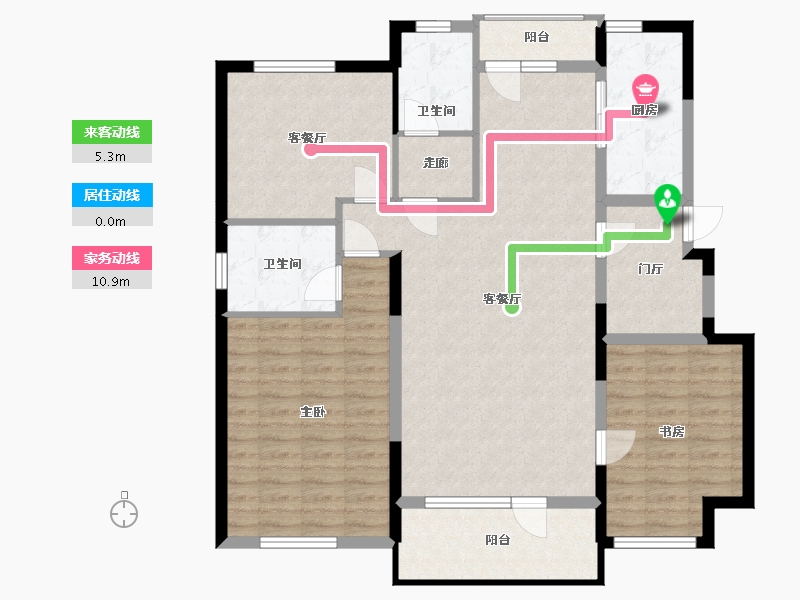 辽宁省-丹东市-海悦江山-115.37-户型库-动静线