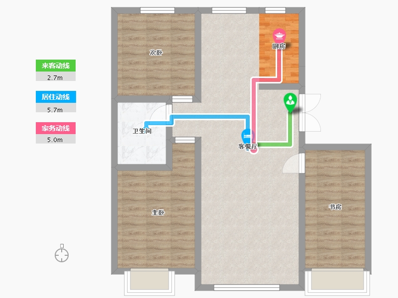 吉林省-白城市-萬象府-82.13-户型库-动静线