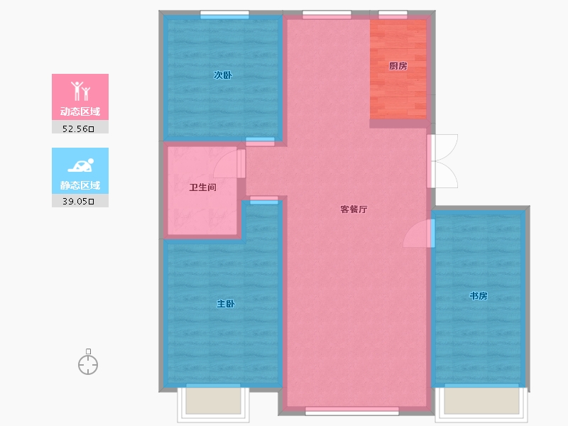 吉林省-白城市-萬象府-82.13-户型库-动静分区