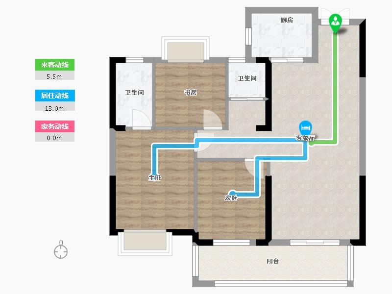 湖北省-宜昌市-一品江山-87.01-户型库-动静线