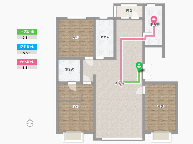 吉林省-白城市-萬象府-110.09-户型库-动静线