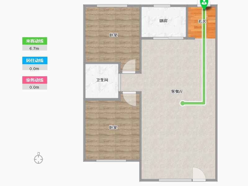 辽宁省-盘锦市-纳帕溪谷·瑞府-72.21-户型库-动静线