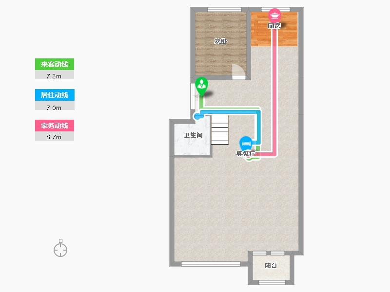 吉林省-延边朝鲜族自治州-嘉和依湖居-94.82-户型库-动静线